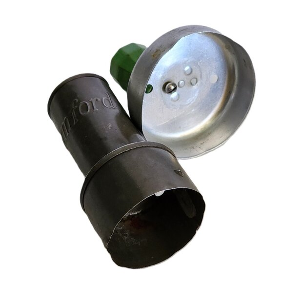 Vintage Collectible Rumford Baking Powder Biscuit & Donut Cutter w/Wood Handle - Picture 2 of 6